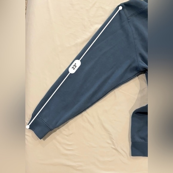 Oura Blue Hoddie Sweater with Shelby Cobra Embroidered Logo - Picture 8 of 11